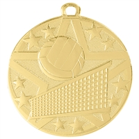 2" Superstar Series Volleyball Medal SS408