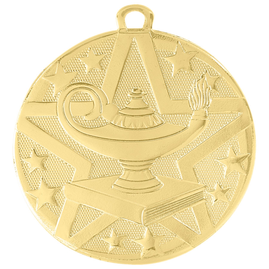 2" Superstar Series Lamp of Knowledge Medal SS505