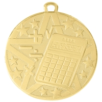 2" Superstar Series Math Medal SS506