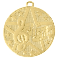 2" Superstar Series Music Medal SS507
