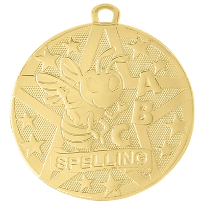 2" Superstar Series Spelling Medal SS514