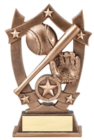 6-1/4" Sport Stars Baseball Trophy