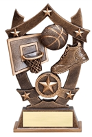 6-1/4" Sport Stars Basketball Trophy