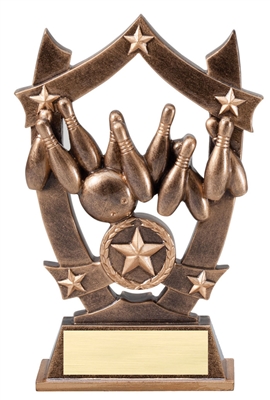 6-1/4" Sport Stars Bowling Trophy