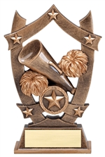 6-1/4" Sport Stars Cheerleader Trophy