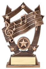 6-1/4" Sport Stars Music Trophy