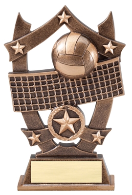 6-1/4" Sport Stars Volleyball Trophy