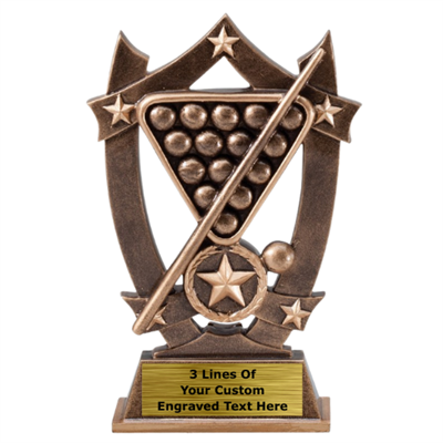 6-1/4" Sport Stars Billiards Trophy