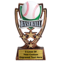 4-Star Series Baseball Trophy