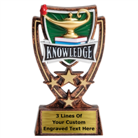4-Star Series Lamp of Knowledge Trophy