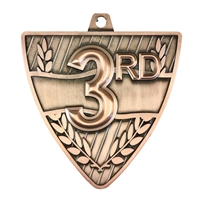2-1/2" Shield 3rd Place Medal