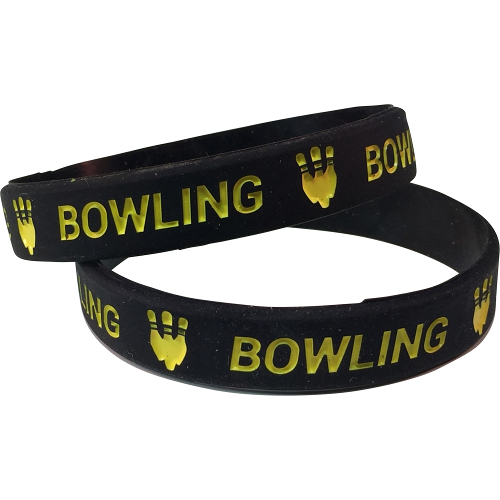 Silicone Bowling Wrist Band
