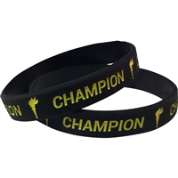 Silicone Champion Wrist Band