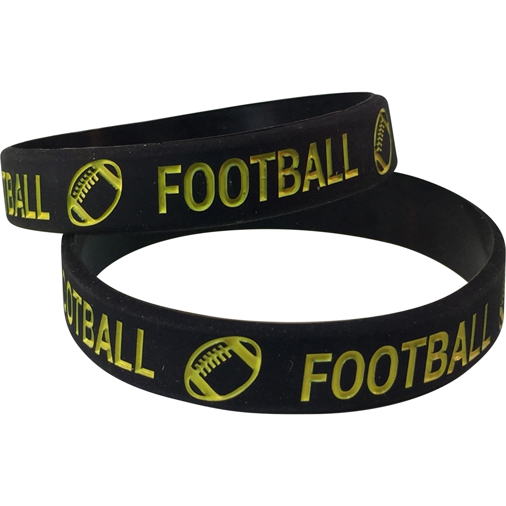 Silicone Football Wrist Band