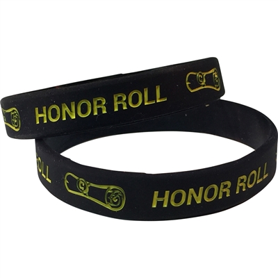 Silicone Honor Roll Wrist Band