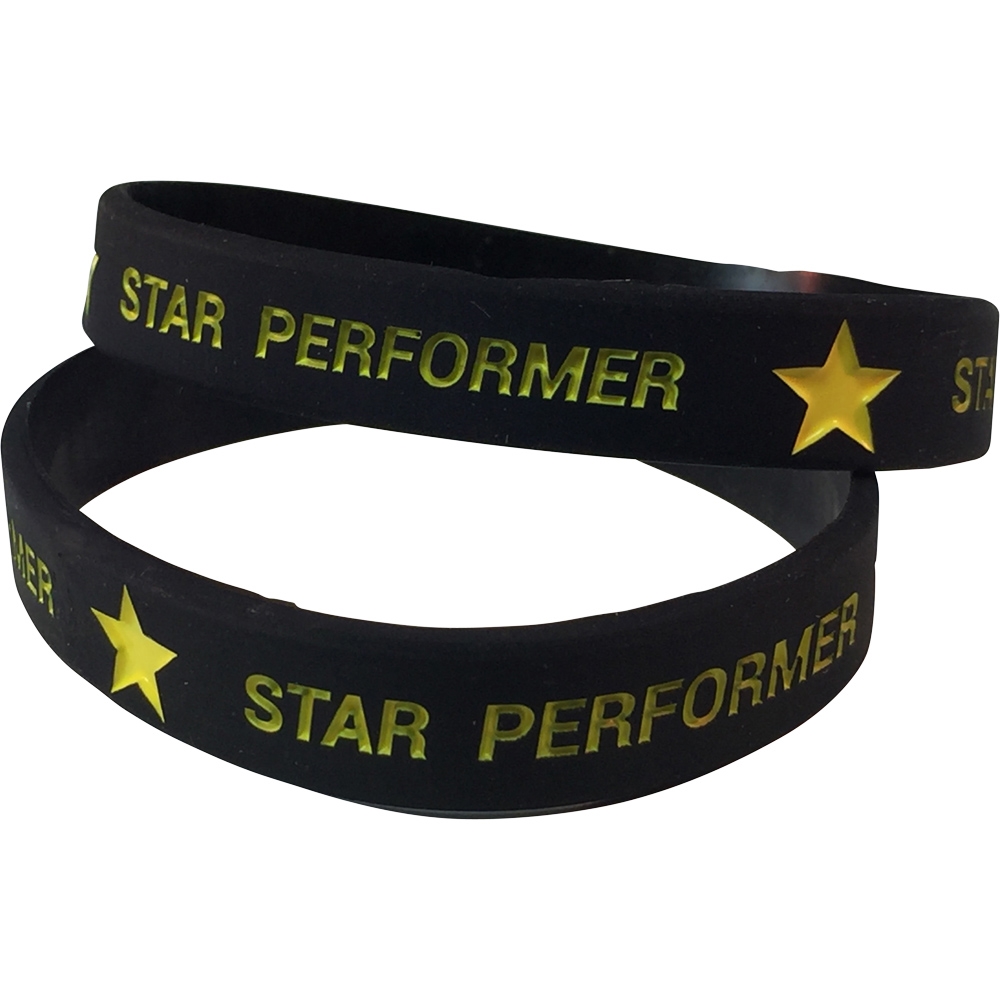 Silicone Star Performer Wrist Band