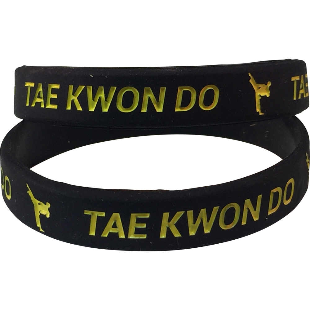 Silicone Tae Kwon Do Wrist Band