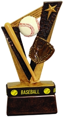 6-1/2" Baseball Trophybands Resin