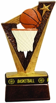 6-1/2" Basketball Trophybands Resin