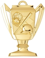 2-3/4" Trophy Baseball Medal TM02