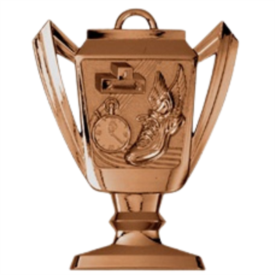 2-3/4" Trophy Track Medal TM16