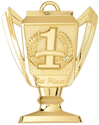 2-3/4" Trophy 1st Place Medal TM21