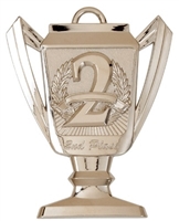 2-3/4" Trophy 2nd Place Medal TM22