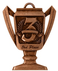 2-3/4" Trophy 3rd Place Medal TM23