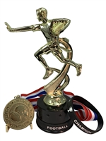 Boys Flag Football Champion Trophy Pack