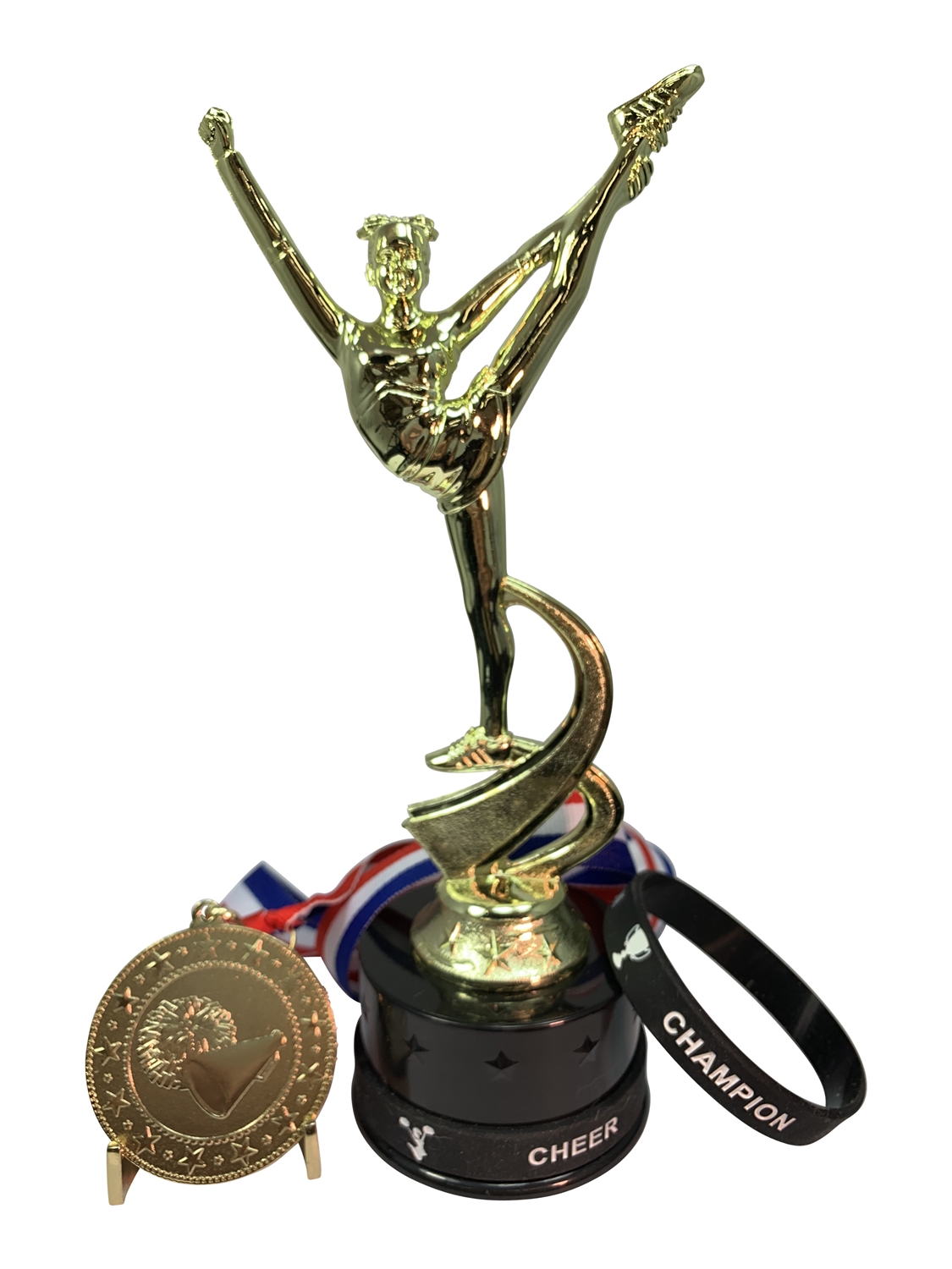 10 Pack of Silver Hockey Medals Trophy Award with Neck Ribbons 
