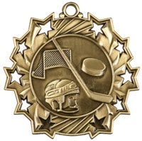 2-1/4" Ten Star Hockey Medal TS408