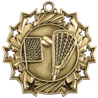 2-1/4" Ten Star LaCrosse Medal TS409