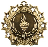 2-1/4" Ten Star Victory Medal TS416