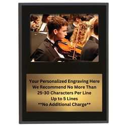 9" x 12" Vertical Slide-In Frame Photo Plaques