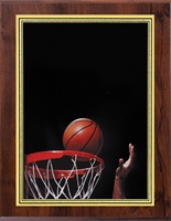 5" x 7" Hi-Def Basketball Plaque VL68-ZA46BSKL