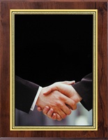 5" x 7" Hi-Def Handshake Plaque VL57-ZA46HANDS
