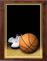 6" x 8" Full Color Basketball Plaque VL68-MP302B