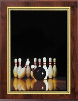 7" x 9" Hi-Def Bowling Plaque VL79-ZA68BOWL