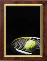 7" x 9" Hi-Def Tennis Plaque VL79-ZA68TNNS