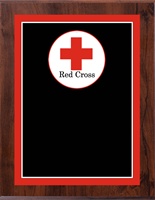 8" x 10" Full Color Red Cross Plaque VL810-MP328C
