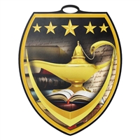3" Scholastic Shield Medal (VSM208)