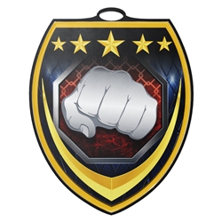 3" Martial Arts Shield Medal (VSM219)