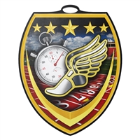 3" Track Shield Medal (VSM238)