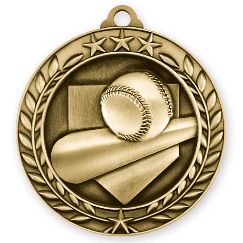 2 3/4" Baseball Medal