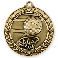 2 3/4" Basketball Medal