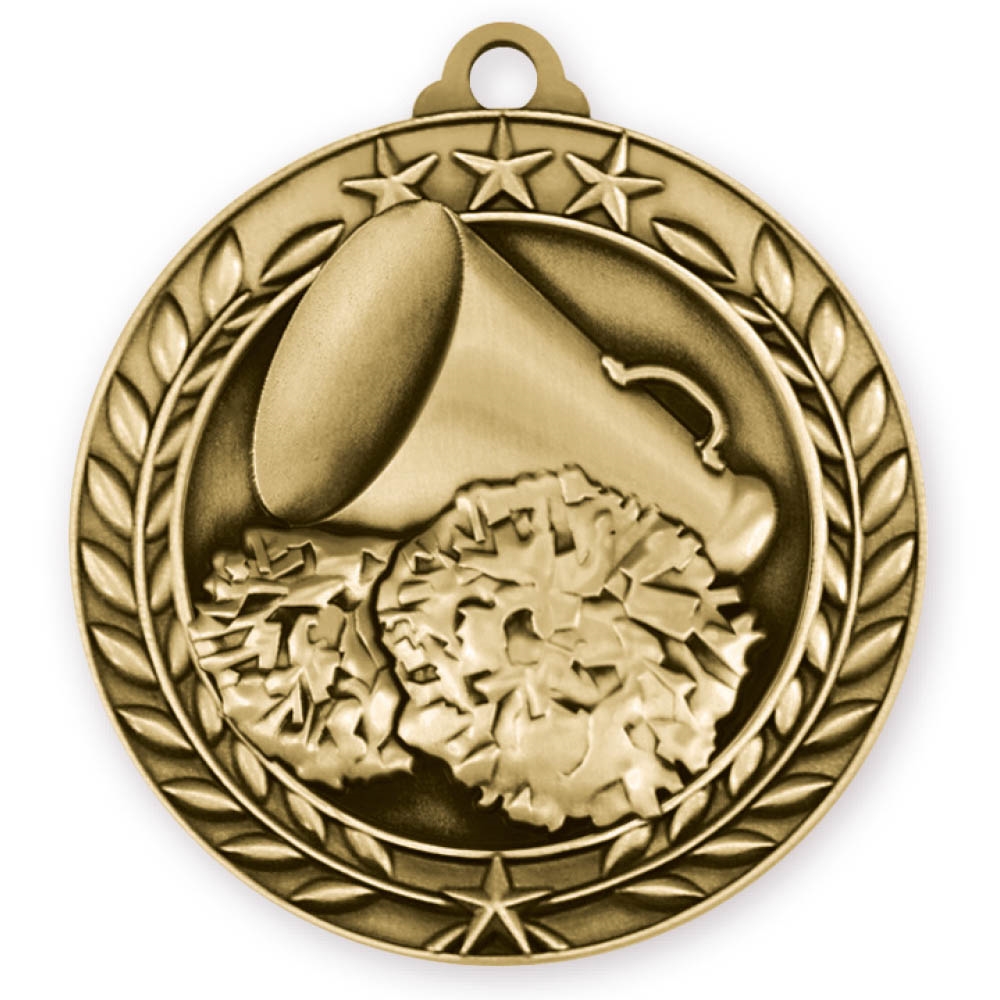 2 3/4" Cheerleading Medal