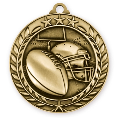 2-3/4" Football Medal