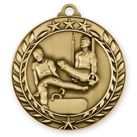 2-3/4" Male Gymnastics Medal