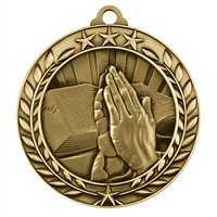 2-3/4" Religion Medal