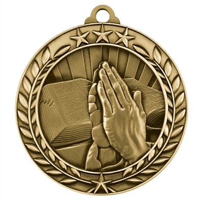 2-3/4" Religion Medal